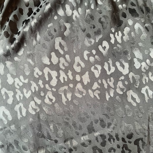 Women’s Black Leopard Print Pajama Set - Picture 2 of 10